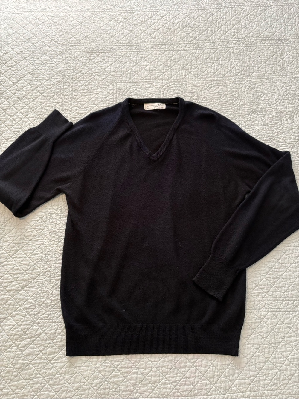 Vintage 70’s Christian Dior Monsieur sweater. Size large.